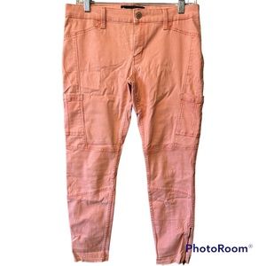 Hollister Pants Pink Skinny Cargos Size 7 W28